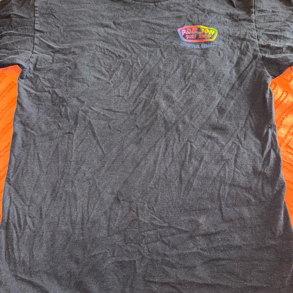 Ron Jon Surf Shop Black and Orange Tee